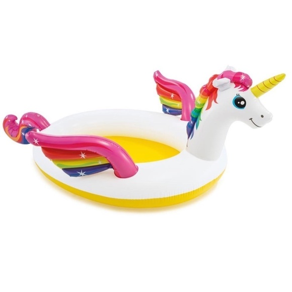 Intex Mystic Unicorn Spray Pool 107” x 76” x 41” - Picture 1 of 6
